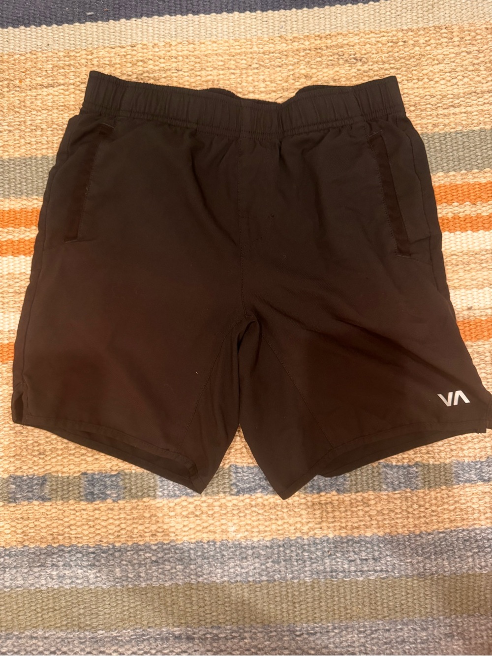 RVCA Black Performance Shorts